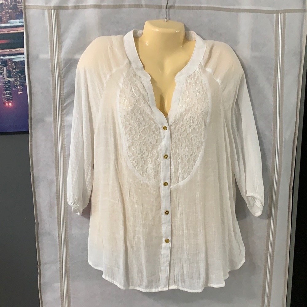 Lightweight white blouse
